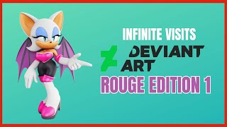 Infinite Visits DeviantArt Rouge the Bat 1