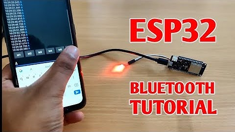 ESP32 classic BLUETOOTH Tutorial
