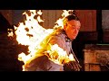 Tom Scott gets set on fire (by an expert stunt team)