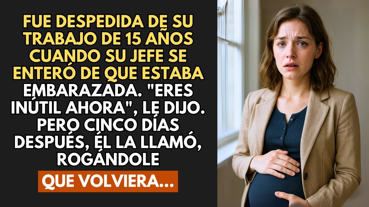Fue Despedida De Su Trabajo De 15 Años Cuando Su Jefe Se Enteró De Que Estaba Embarazada...