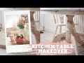 Vlog thrifted kitchen table makeover farmhouse style