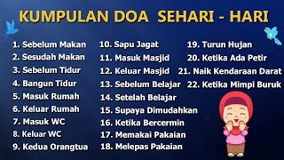 KUMPULAN DOA SEHARI HARI | 22 Doa Sehari-hari Muslim