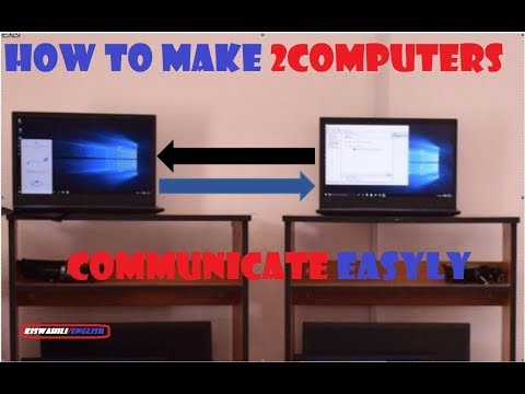 Video: Jinsi Ya Kuunganisha Kompyuta Mbili Kupitia Ethernet