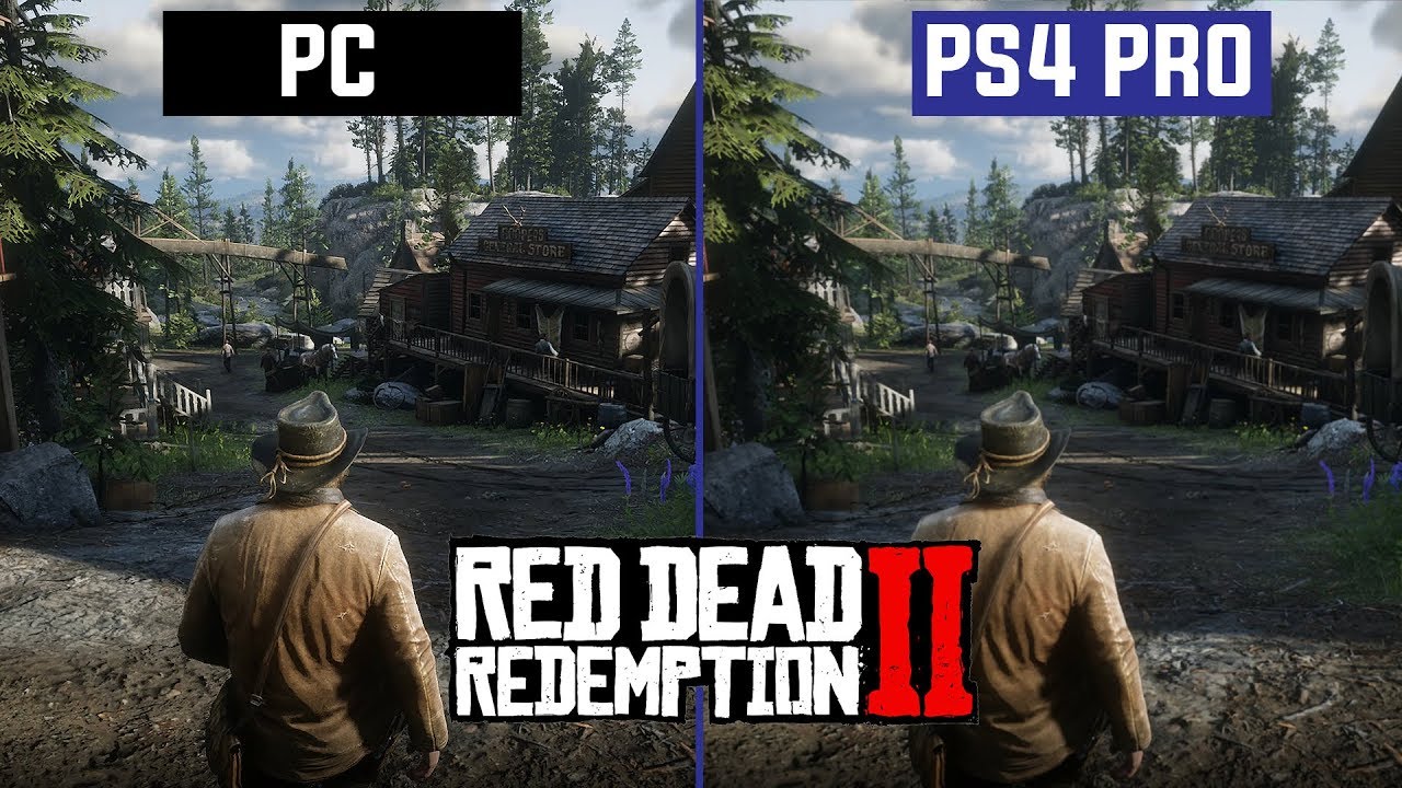 Red Redemption Graphics (PC vs PS4 Pro) -