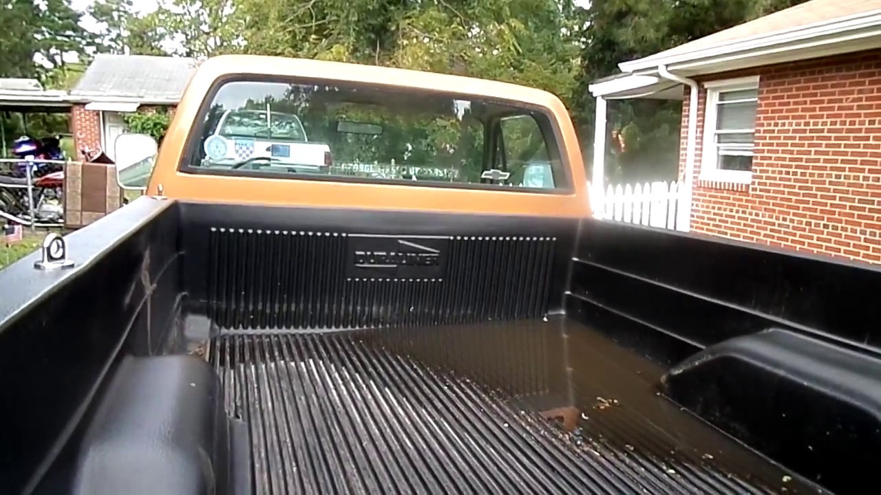 1973 Chevy Pick Up's First Bath In 10 Years