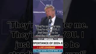 “They’re not after me. They’re after YOU. I just happen to be standing in the way!” —President Trump
