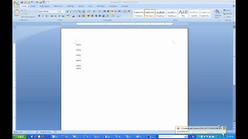 Changing the default line spacing in Microsoft Word 2007