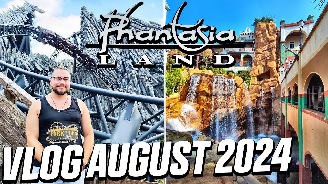PHANTASIALAND Vlog August 2024 - Meine ERSTE FAHRT TARON! | Phantasialand Brühl