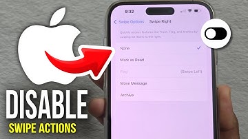 How to Disable Swipe Actions in Mail on iPhone - 2025