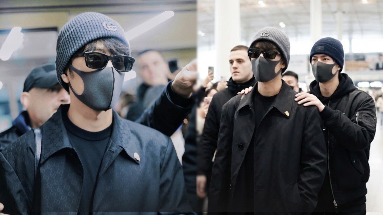 ✈️ Ван Ибо защищает Сяо Чжаня в аэропорту | Миланская неделя моды 2026