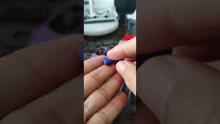 Tiny Blue Mini Car Build Up Close