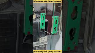 Glass door lock fitting process @glassdoor#shortsfeed