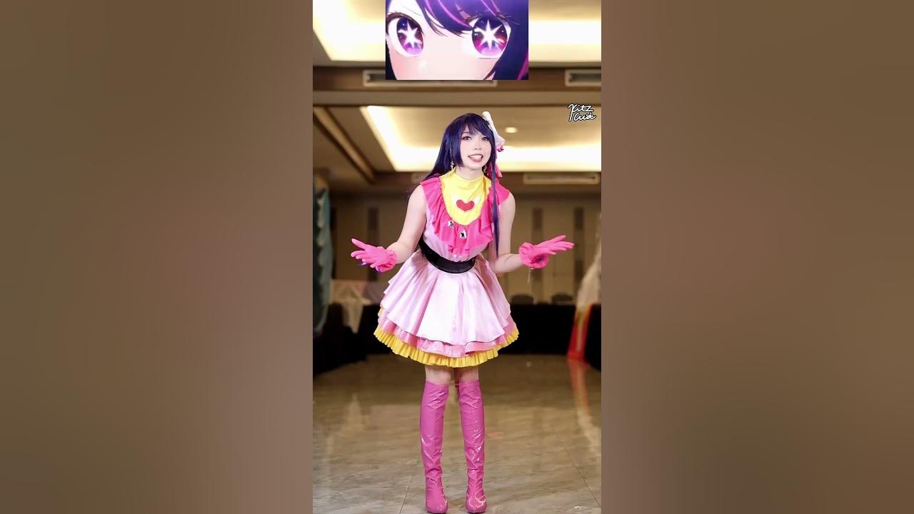 I tried the dance 🥳 Oshi No Ko - Ai Hoshino cosplay | Yoasobi - Idol dance