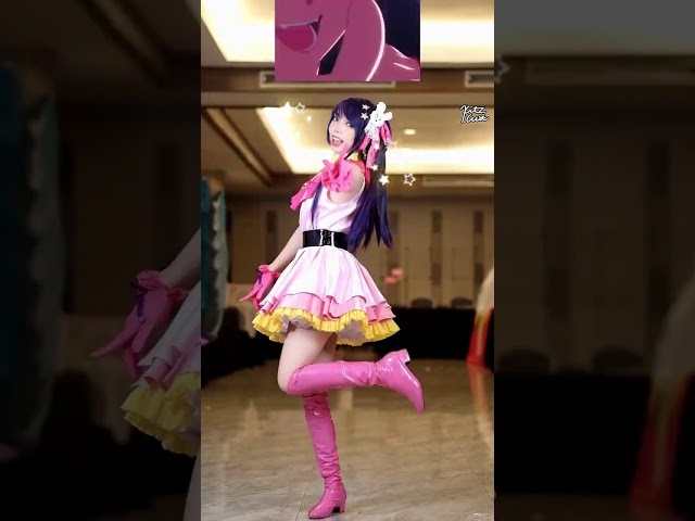 I tried the dance 🥳 Oshi No Ko - Ai Hoshino cosplay | Yoasobi - Idol dance class=