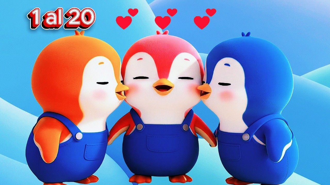 Números para Niños del 1 al 20 🎉 | Superhéroes Animales de Colores en para Preescolar [✨Ep3]