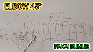 RUMUS ELBOW 45° DAN PENJELASAN NYA