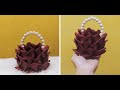 How to make mini basket from plastic glass | DIY
