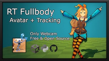 Full-Body Tracking with Avatar via Webcam! | Google MediaPipe Pose, Unity, Open Source