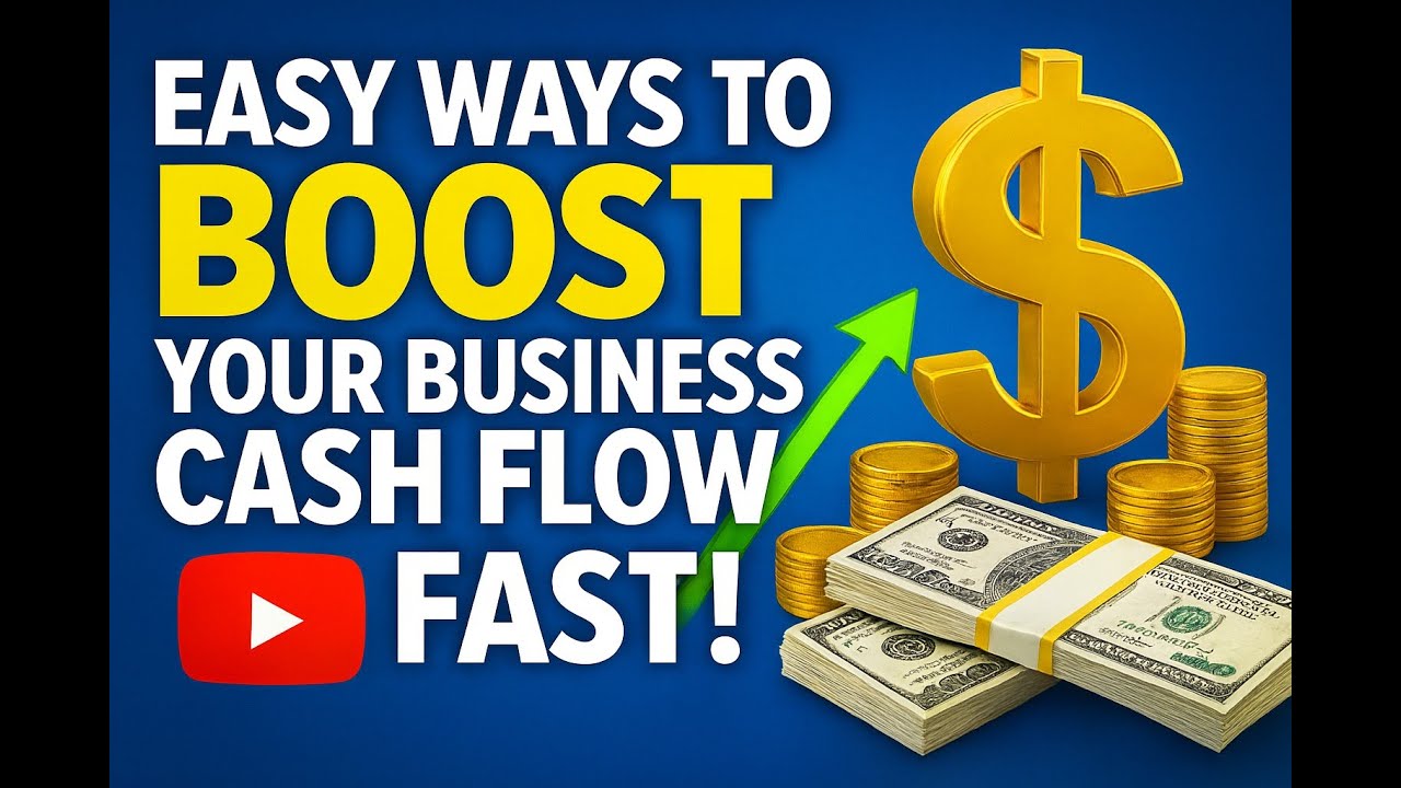 Easy Ways To Boost Your Business Cash Flow Fast! - YouTube