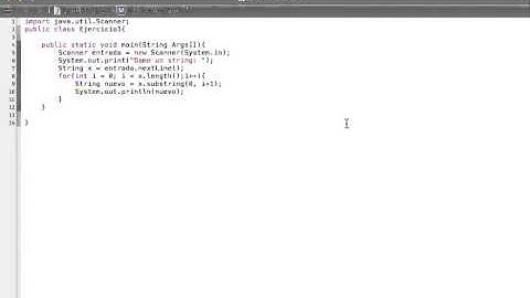 Ejercicios Java 1 - Recorrer String (substring)