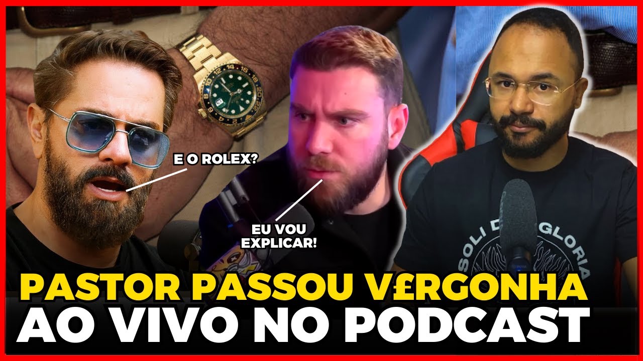 PASTOR com RELÓGIO de LUXO RECEBE uma PERGUNTA AO VIVO e SE COMPLICA! - VEJA o que ACONTECEU!