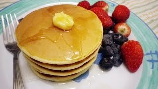 熱香餅食譜 簡單快速早餐 Pancake simple breakfast recipe * Amy kitchen