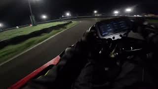 Daytona Sandown Park Greasy Hot Lap in a DMAX Kart🌙