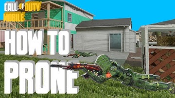 How To Enable PRONE Button In Call Of Duty Mobile 2021 | COD Mobile PRONE