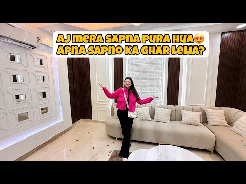 Finally Aj Mera Sapna Pura Hua😍 Sapno Ka Ghar Lelia? 