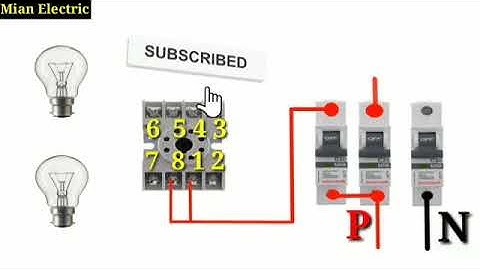 8 pin timer relay wiring diagram On delay timer wiring connection