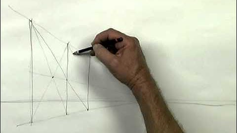 How to Draw Perfectly Spaced Fence Posts in Perspective
