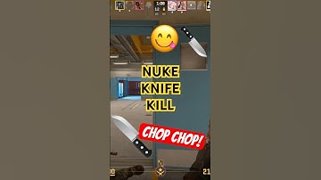 NUKE KNIFE KILL 🔪 #cs2 #csgo #gaming