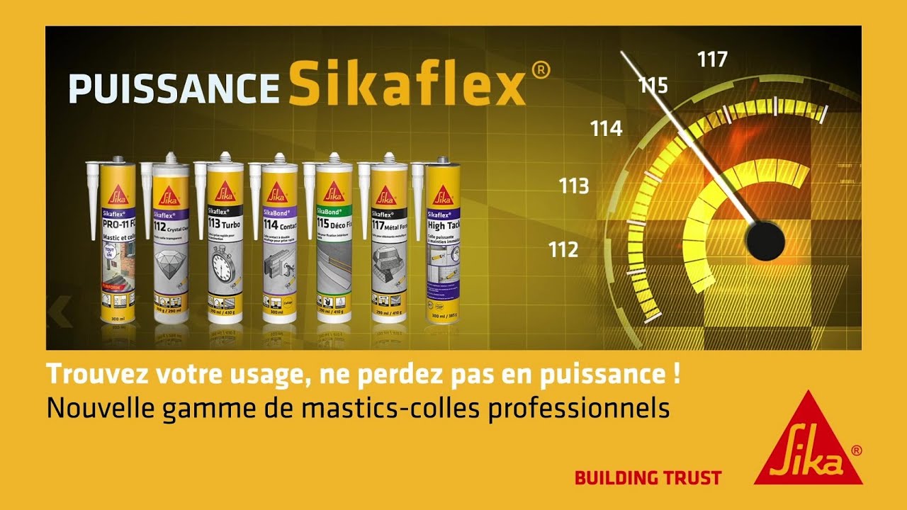 Lote de 12 selladores de fraguado rápido - SIKA Sikaflex High Tack - Blanco  - 300ml