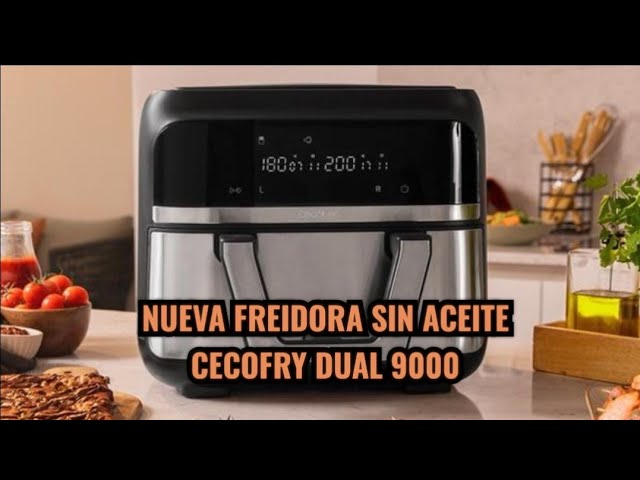 FREIDORA SIN ACEITE CECOFRY DUAL 9000 DE CECOTEC #airfryer #cecotec #gm 