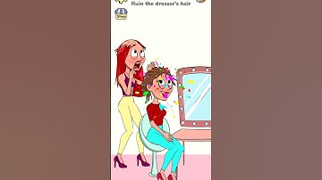 Funny hair cutting ✂️😁Impossible date: 😊🥰 Tricky riddles/Android & iOS 🔥🔚#gamingvideos #gaming...