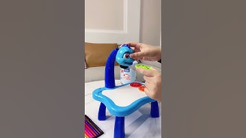 Bàn vẽ có đèn chiếu sáng thông minh có nhạc cho bé