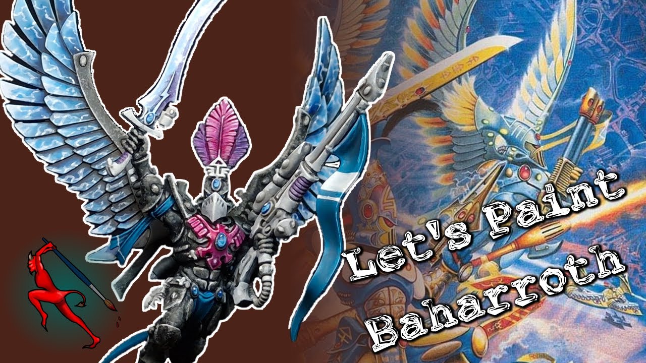 Бахаррот! Как покрасить эльдарских Фениксовых Лордов