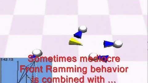 Evolved Agents: Front/Back Ramming Game: Control