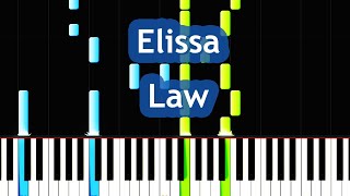 Elissa - Law Piano Tutorial غنية مسلسل لو - غناء اليس