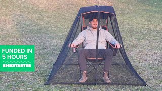 Now on Kickstarter: Bug Beater 2.0: All-In-One Canopy Chair, Bug Net, & Cooler