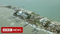 Hurricane Dorian Aerials show scale of Bahamas destruction - BBC News