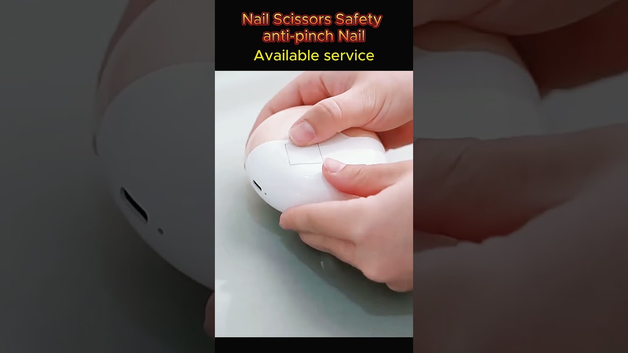 Safe Nail Scissors for Kids & Adults ✂️ | Anti-Pinch Nail Trimming Tool & Manicure Service 