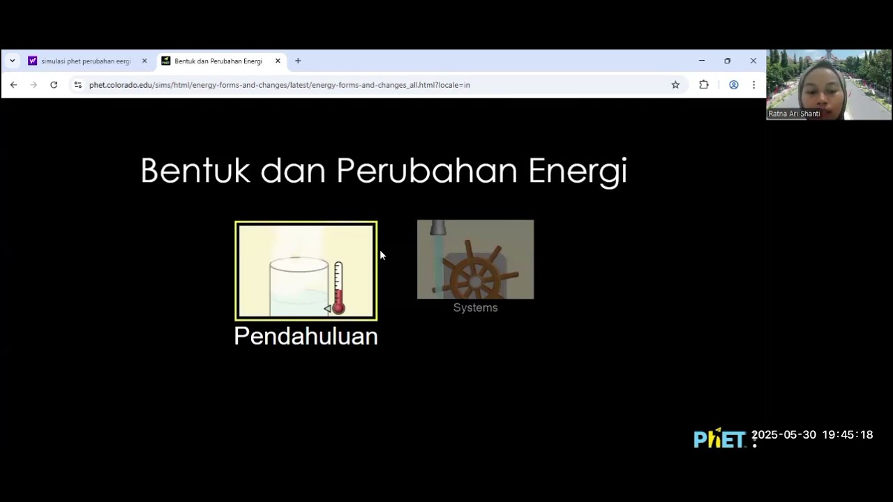 PhET Simulation Bentuk dan Perubahan Energi - YouTube