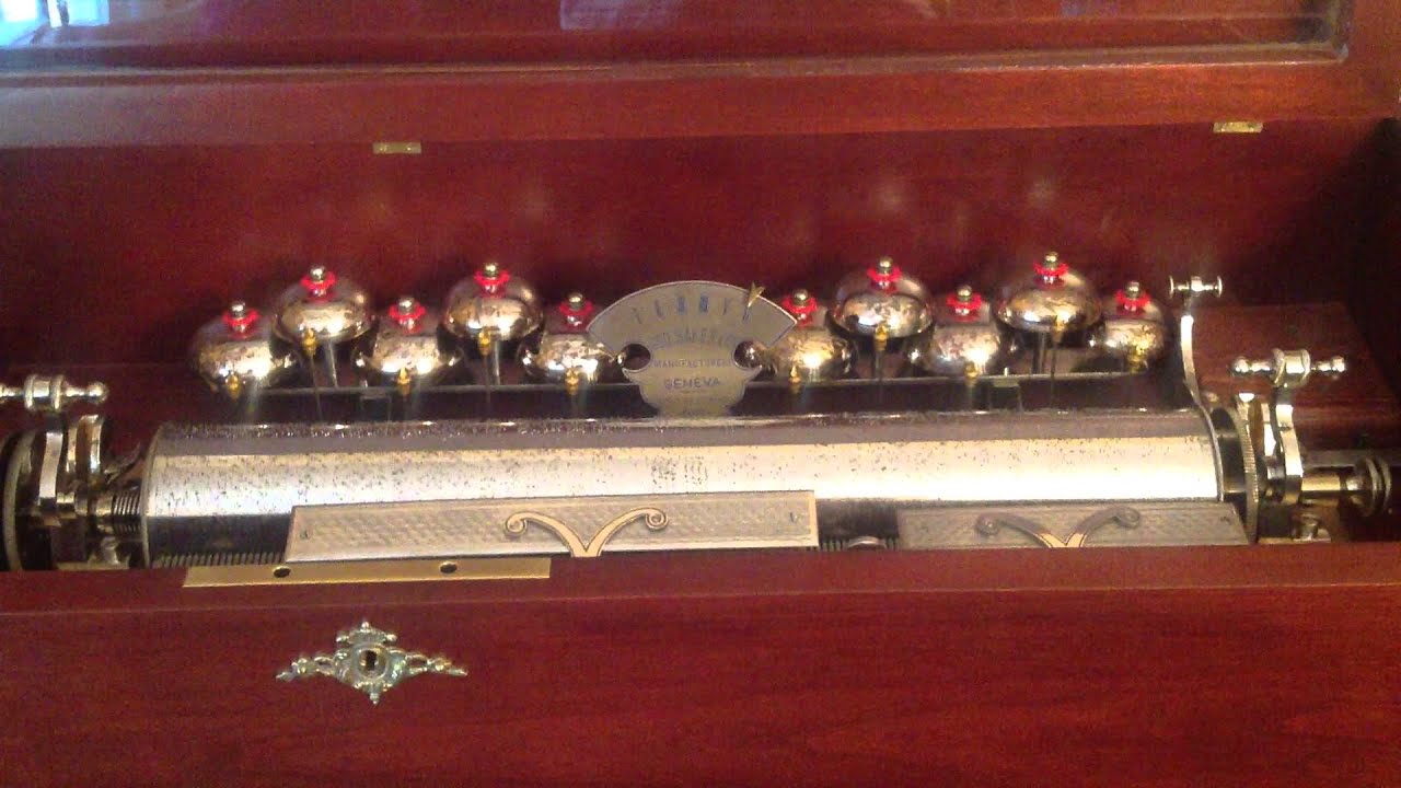 Rita Ford Music Boxes 3 cylinder 10 bell box, Baker YouTube