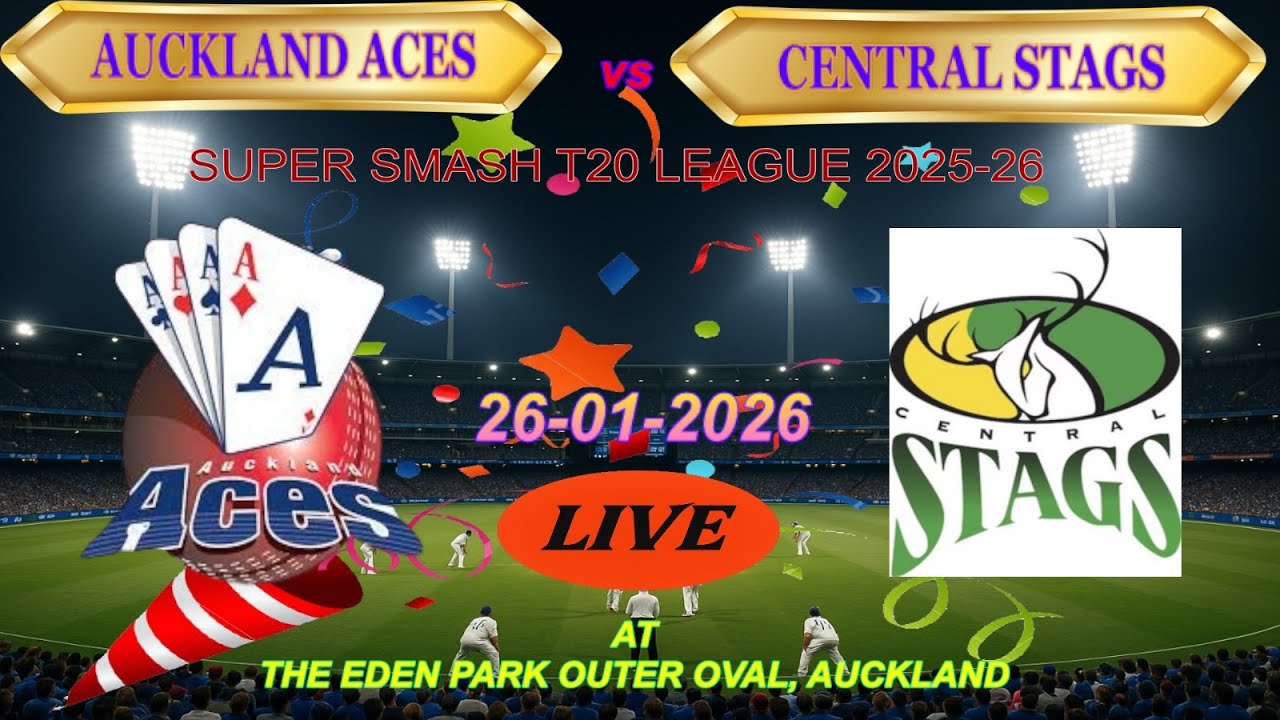 Auckland Aces vs Central Stags 30th Match 