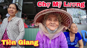 Chợ Mỹ Lương Cái Bè Tiền Giang Người Lớn Tuổi Khó Khăn Hạnh Phúc Nhận Quà Từ Mỹ | Khương Nhựt Minh