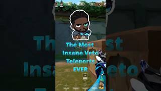 The Most Insane VETO Teleports You've Ever Seen #valorant #shorts #veto