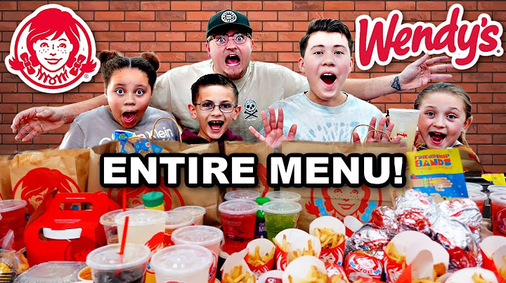 Ordered EVERYTHING Off The Wendy's Menu! | How Much Did It Cost?