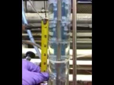 Bubbles in a Liquid Liquid Extraction Column - YouTube