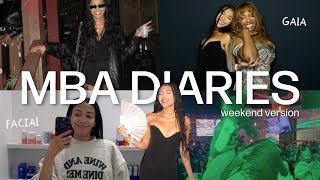 a weekend in my life as a wharton mba student (gala, facial, and friends)